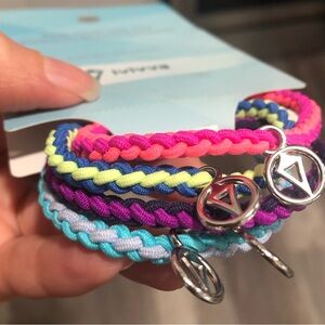 Lululemon Ivivva Girls Elastic Braided Hair Ties Set NWT Discontinued! Ivviva